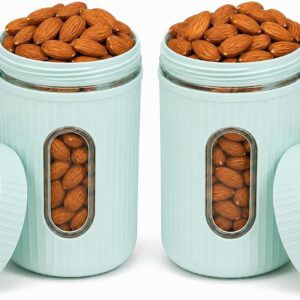 mixed nuts dried fruit jar