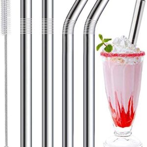 stainless steel reusable straws set